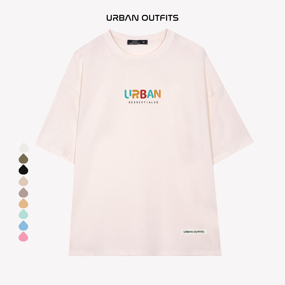 Áo Thun Tay Lỡ Form Rộng URBAN OUTFITS  ATO102 Local Brand In URBAN ESSENTIALS ver 2.0 Compact Cotton 250GSM Nhiều Màu