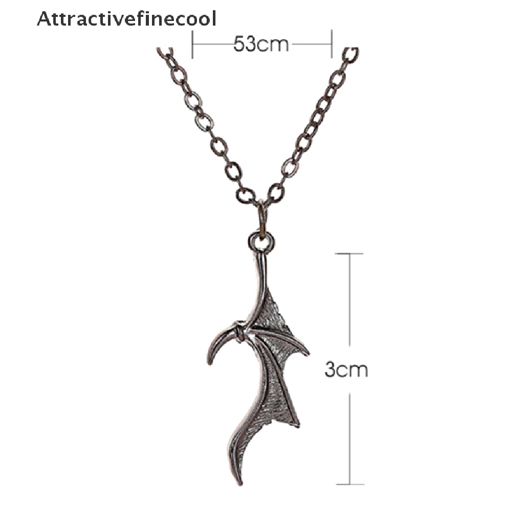 Vòng cổ Mặt Hình Trái Tim Và Cánh Rồng Unisex