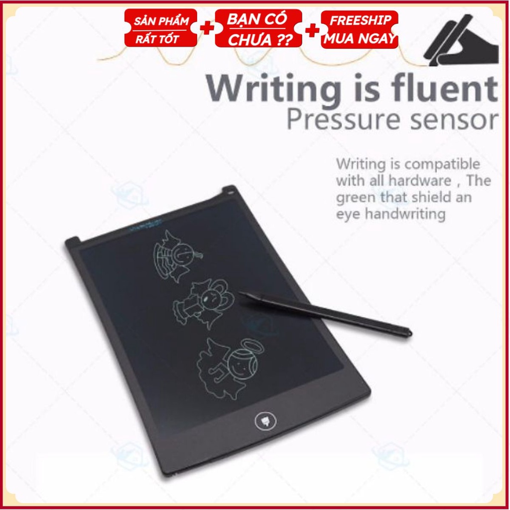 PVN7671 Bảng viết vẽ điện tử thông minh cao cấp 8.5 inch size lớn Hot