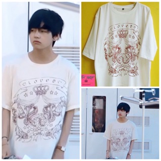 (Tặng ảnh BTS) Áo BTS V LOVED họa tiết