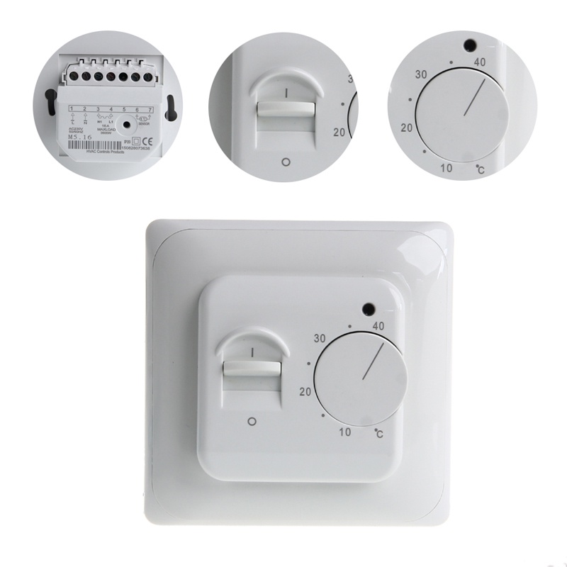 Công Tắc Điều Khiển Nhiệt Độ Sàn 16A 220V Chuyên Dụng