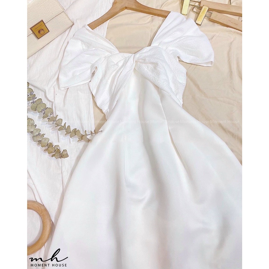 Đầm xòe phối xốp nhún xoắn v1, chân váy chất liệu tafta đứng form, hàng thiết kế phong cách sang chảnh