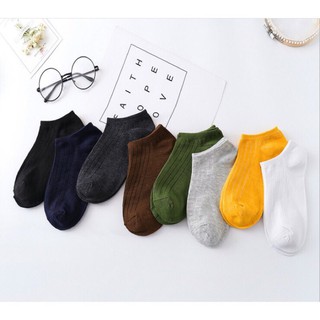 Tất Vớ Trơn Cổ Ngắn Nam Nữ