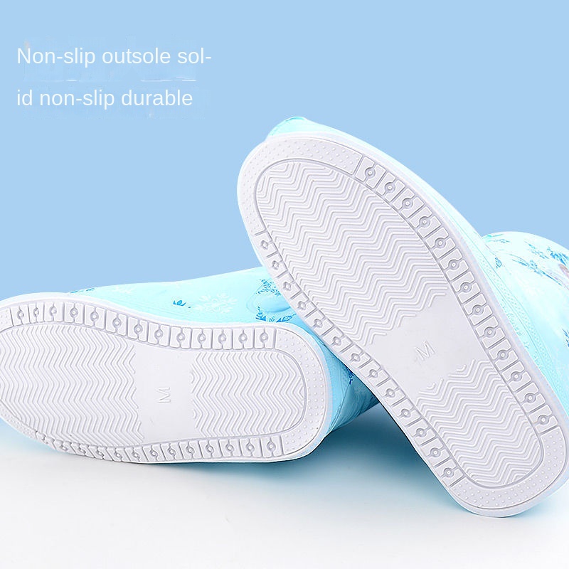 ♛Ủng Đi Mưa Chống Thấm Nước Chống Trượt Họa Tiết Hoạt Hình Disney Dành Cho Bé