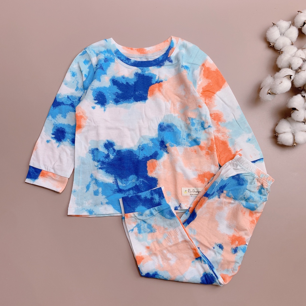 Bộ cotton loang màu Ru Design BG 2-7y - Bảng màu 1