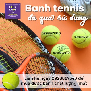 Bóng tennis tập luyện cho vđv