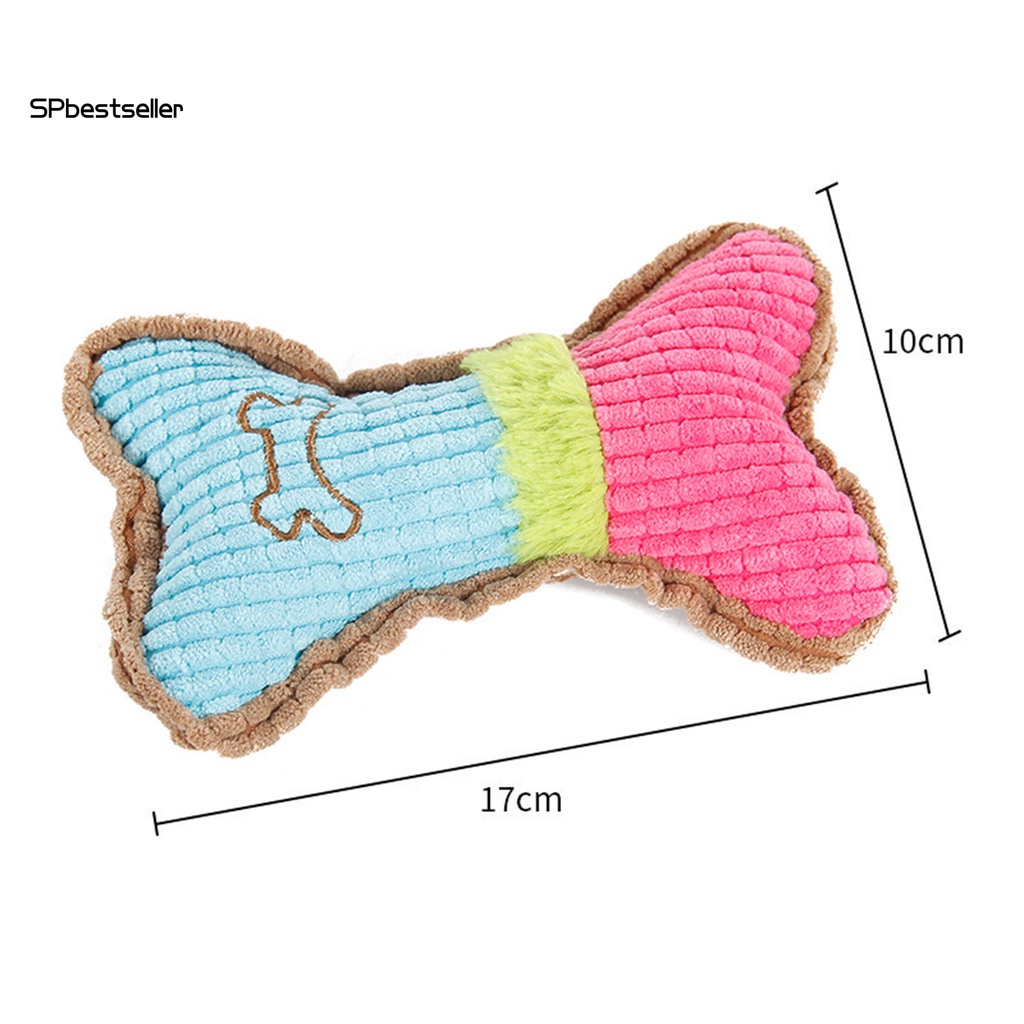 Đồ chơi nhồi bông hình khúc xương chống cắn cho chó cưng