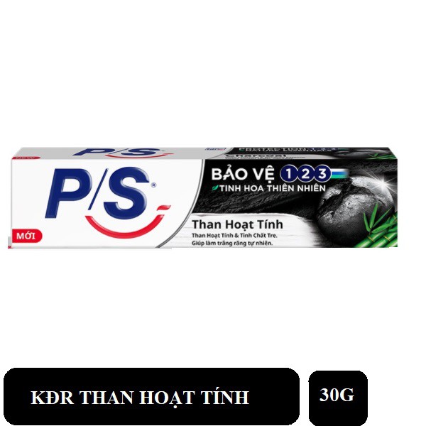 Kem Đánh Răng Than Hoạt Tính P/S 30g