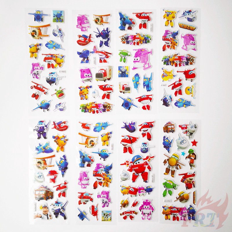 Set 1/5 Tấm Hình Dán 3d Siêu Anh Hùng Trang Trí