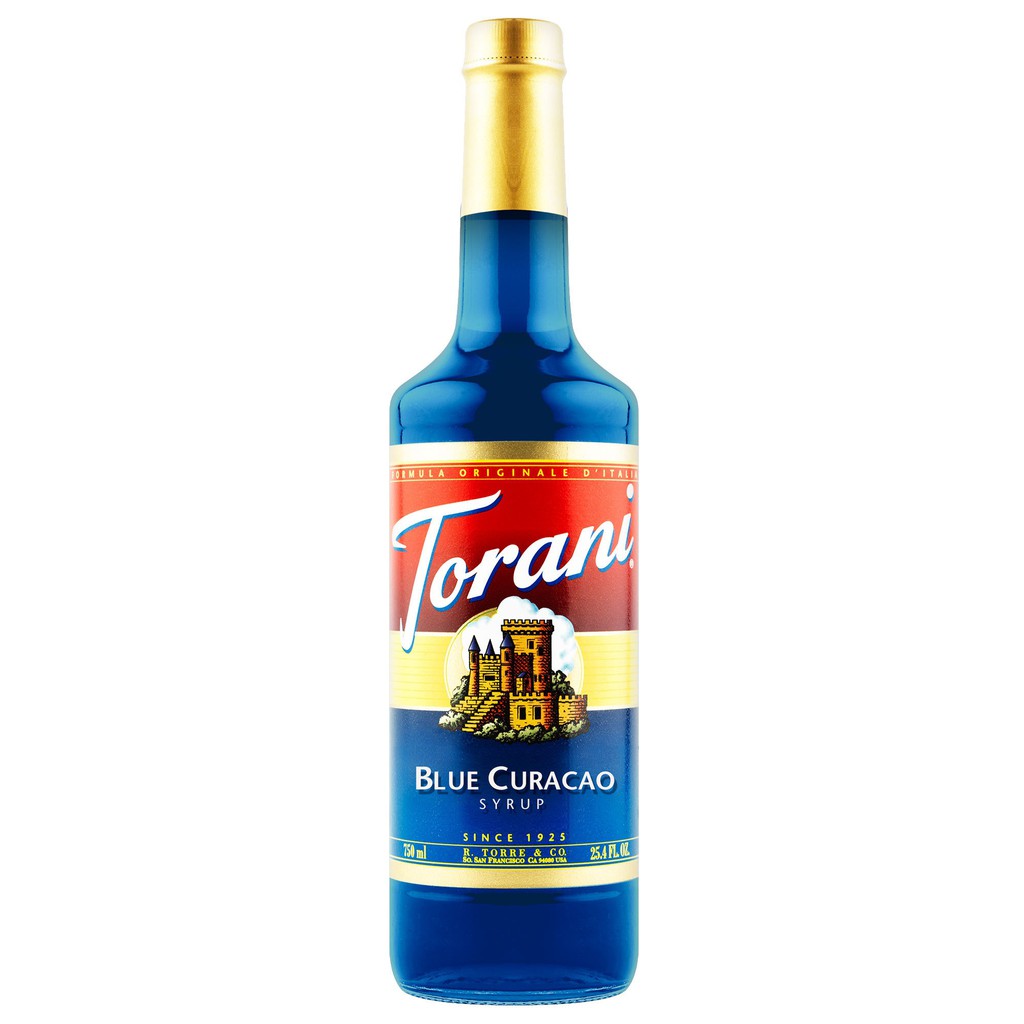 Syrup Torani Curacao Xanh Blue Curacao 750 ml - STO005 thumbnail