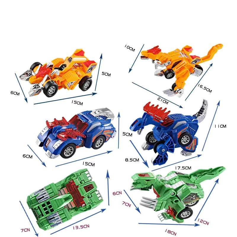 Ô tô biến hình khủng long robot [Đồ Chơi 24/7]