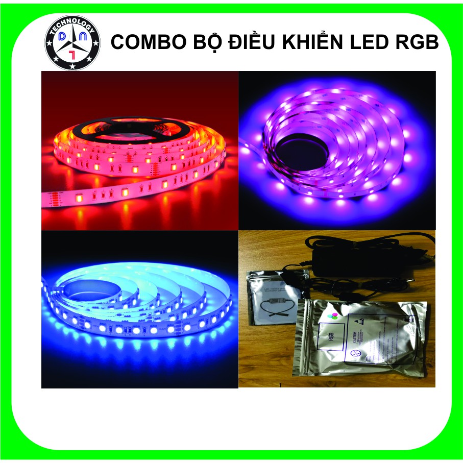COMBO BỘ ĐIỀU KHIỂN LED RGB -BLUETOOTH