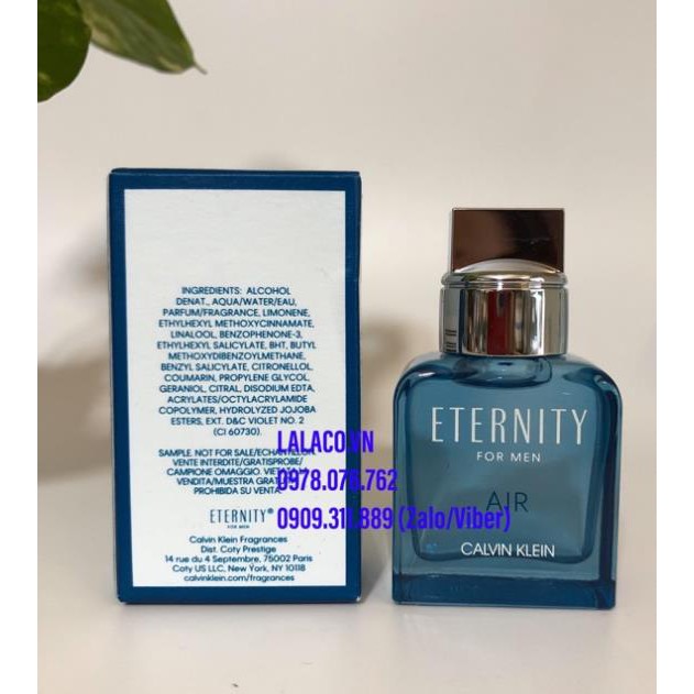 [Mini] Nước hoa Nam & Nữ Calvin Klein Eternity Air CK Eternity Air - tươi mát