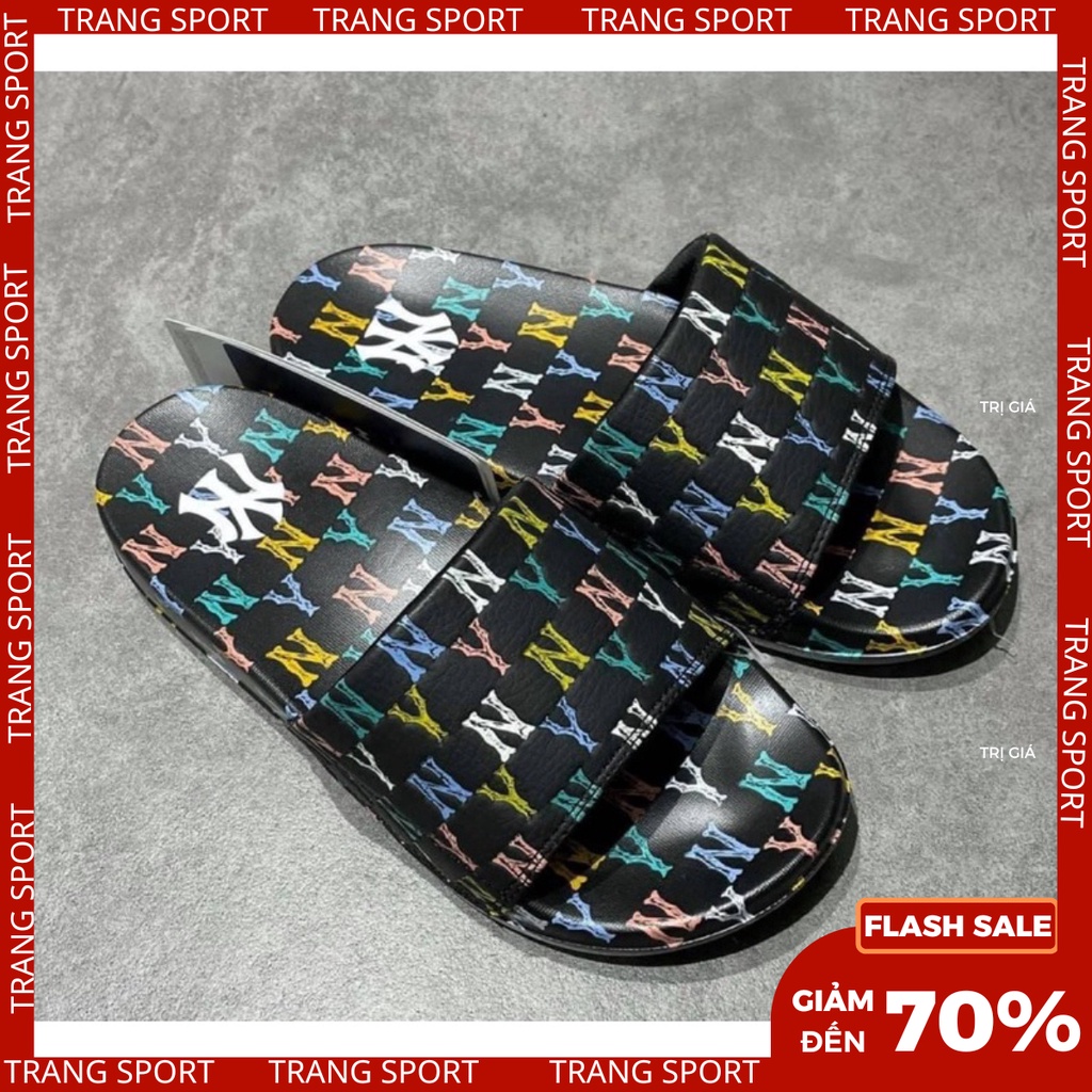 Dép 𝗠𝗟𝗕 quai ngang Multi Color MNG SIÊU CẤP tặng kèm hộp