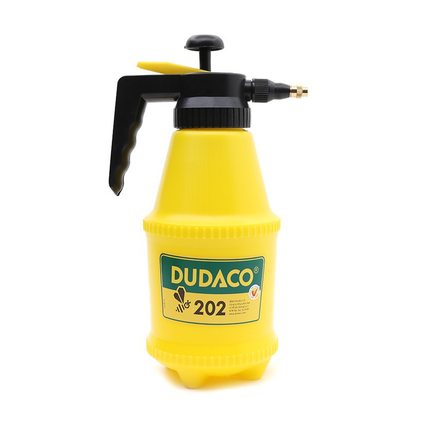 --- Bình tưới cây DUDACO 2L màu vàng chất, giá rẻ.