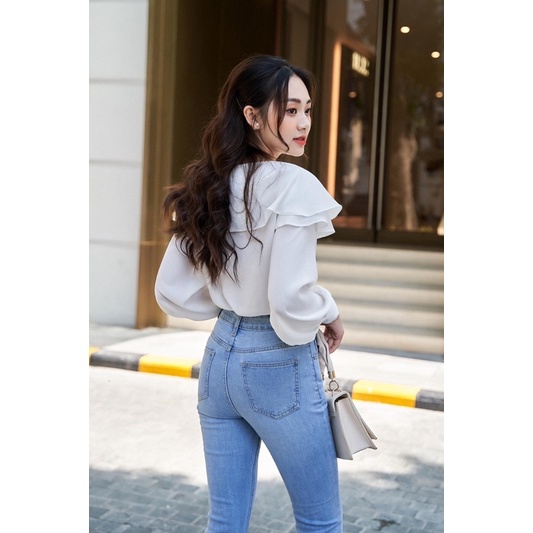 Ceci Cela - Áo Kiểu Nữ Tay Dài Voan Fency