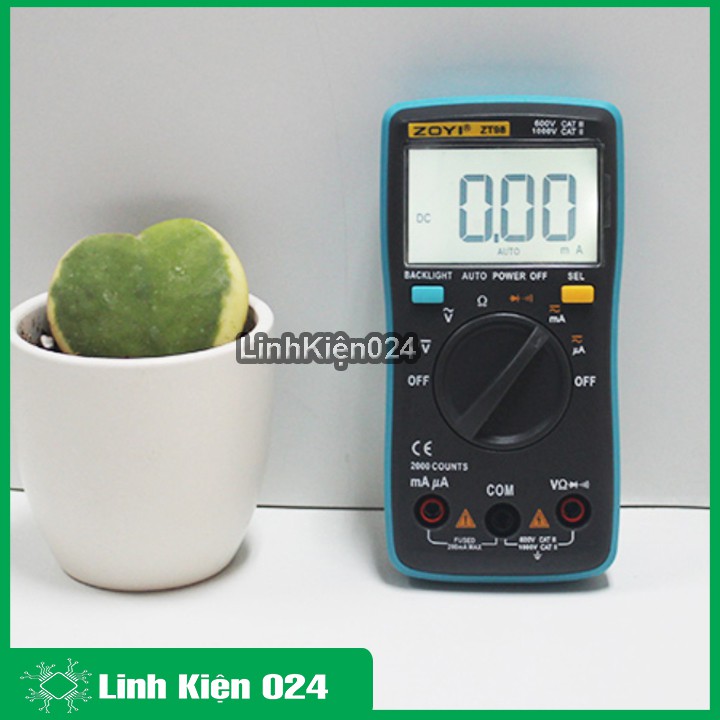 Đồng Hồ Đo Vạn Năng ZOTEK ZT98 ( BH : 3 tháng )