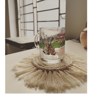 Lót Ly Tròn Macrame