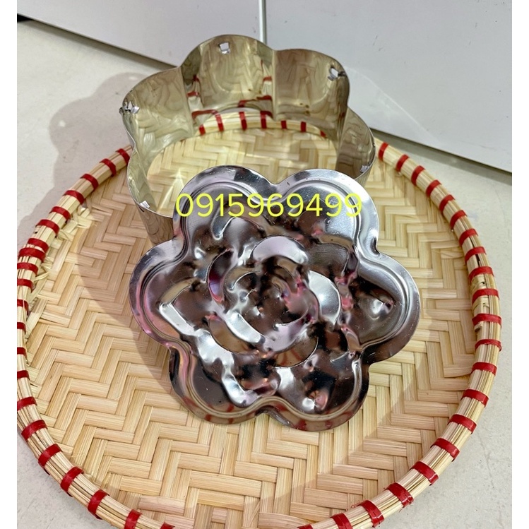 khuân xôi hoa inox 13cm