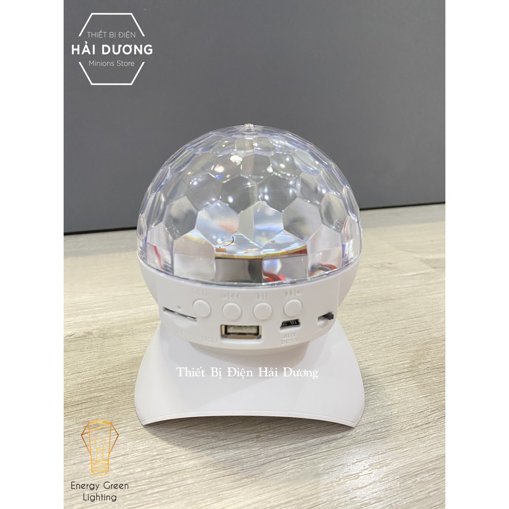 Đèn Sân Khấu Mini L-740 6 Màu Sắc Tích Điện Có Kèm Dây Sạc Tích Hợp Dây Loa , Có Dùng Thẻ Nhớ , USB , Bluetooth