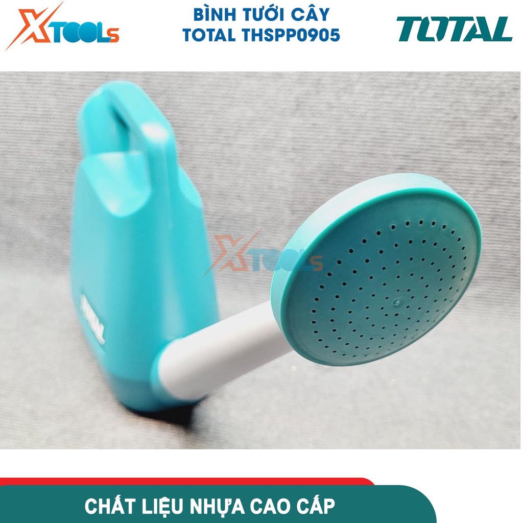 Bình tưới cây 9 lít TOTAL THSPP0905 bình nhựa chắc chắn, trọng lượng 0.7kg dùng tưới cây cảnh làm vườn-CHÍNH HÃNG-XTOOLS
