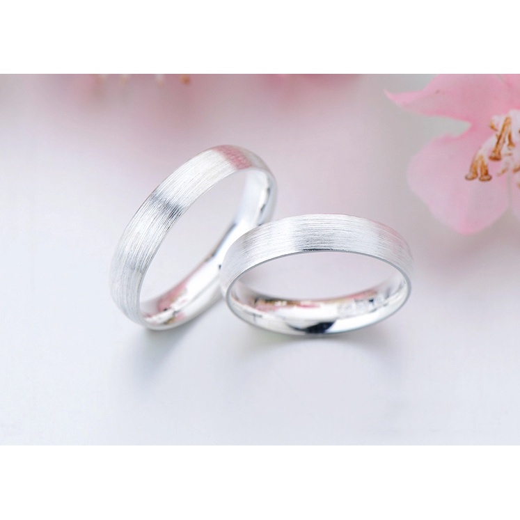 Nhẫn Đôi Bạc Hiểu Minh NC401 Bảo Hành Vĩnh Viễn ( Hàng Chính Hãng )