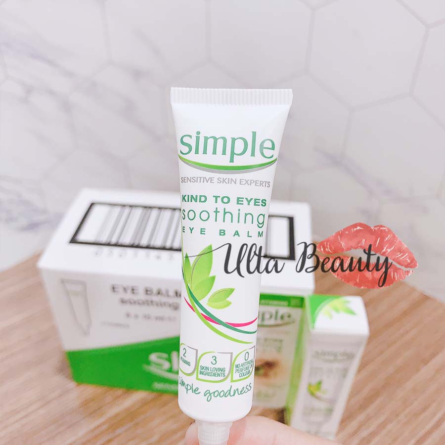 Kem Dưỡng Mắt Simple Kind To Eyes Soothing Eye Balm (15ml)