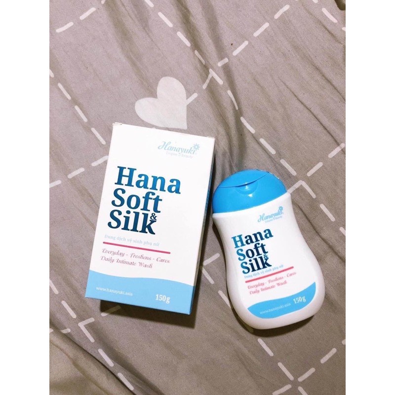 Dung Dịch Vệ Sinh Phụ Nữ Hana Soft silk , Giúp Kháng Khuẩn , Thơm Lâu, Tạo Độ Mềm Mại , Giúp Bạn Gái Thoải Mái ,Dễ Chịu