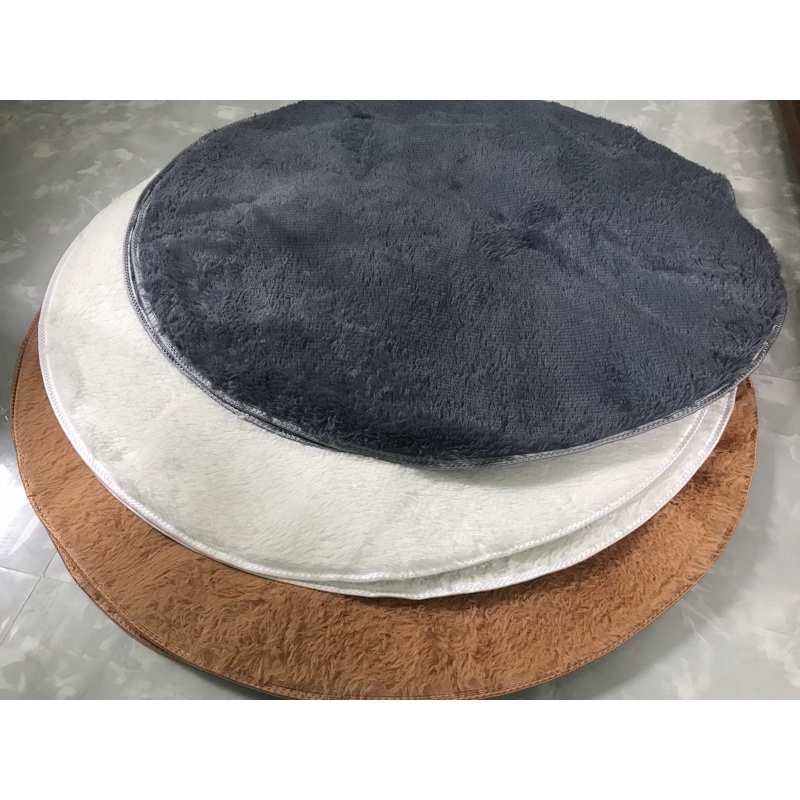 Thảm lông tròn siêu mịn thảm trải sàn, thảm decor, thảm lều