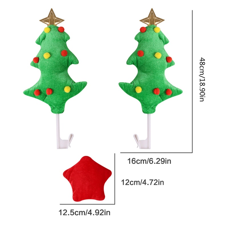 Bộ Phụ Kiện Trang Trí Cửa Sổ / Xe Hơi / Xe Tải SUV 2022 Hình Tuần Lộc Đẹp Mắt