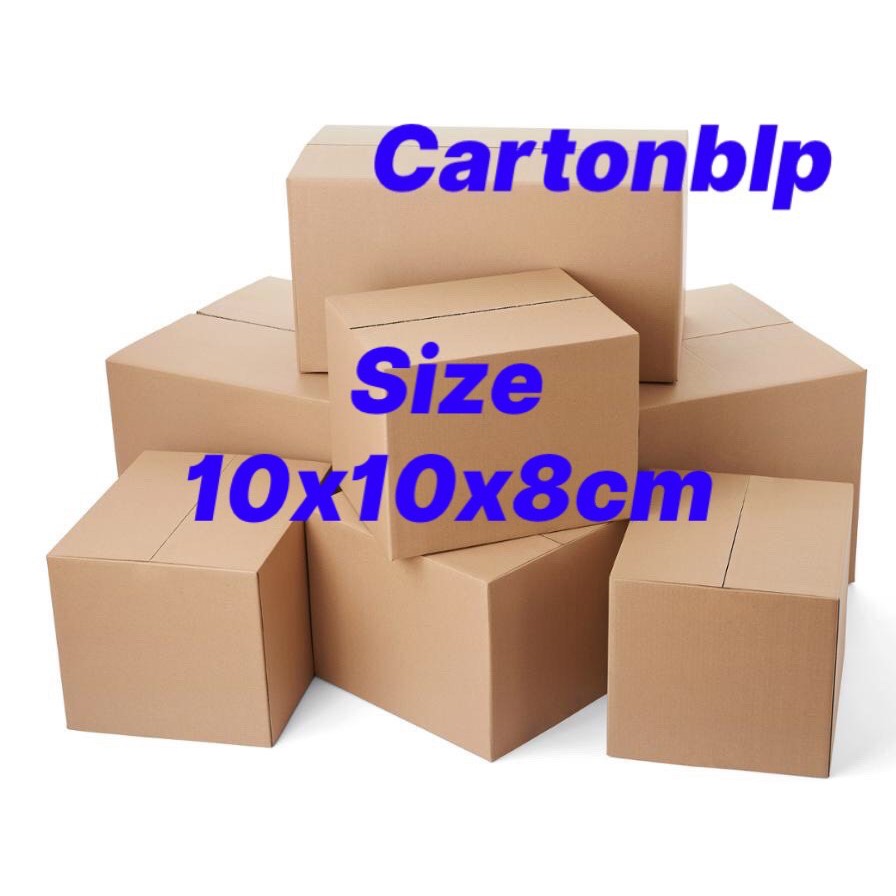 50 Hộp carton size 10x10x8cm