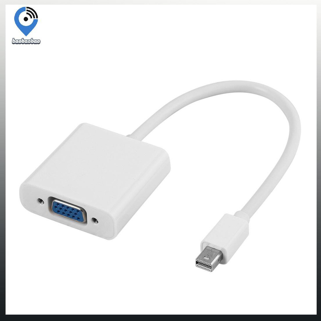 Cáp Chuyển Đổi Hiển Thị Mini 61 Cổng Displayport Sang Vga Cho Apple Macbook Pc M-Vga