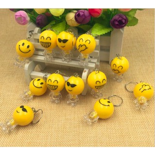 Pvn7035 móc khóa emoji phát sáng