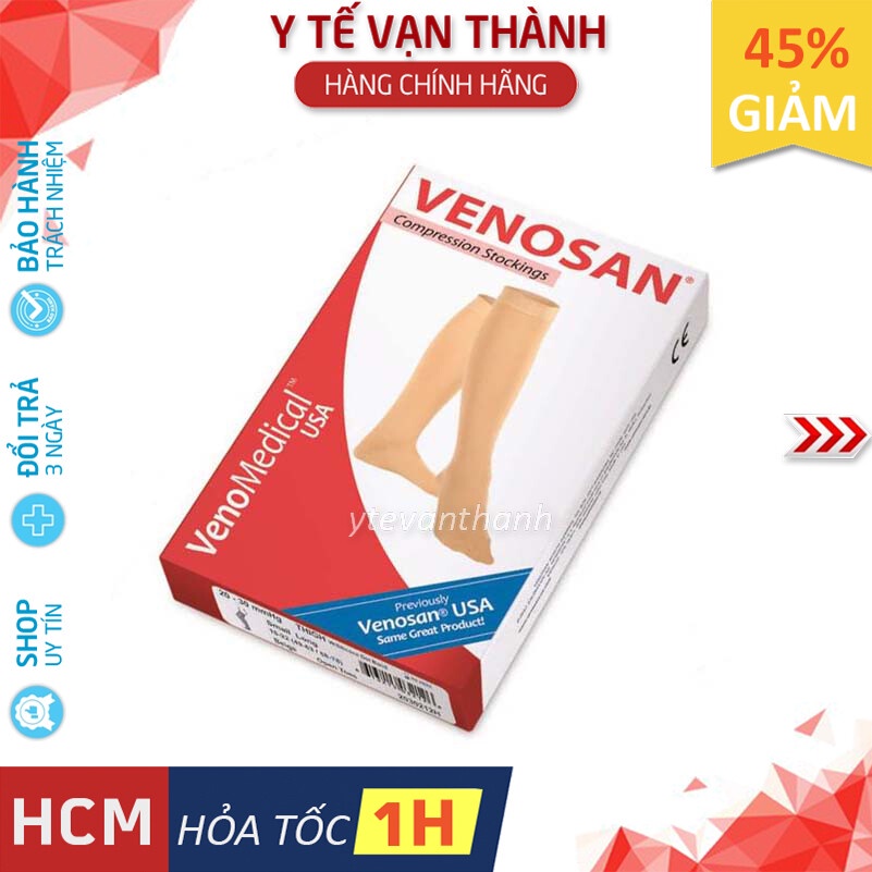 ✅ [DÀNH CHO NAM] Vớ Suy Giãn Tĩnh Mạch (Tất Y Khoa): Venosan USA Cho Nam (Made in USA) -VT0449