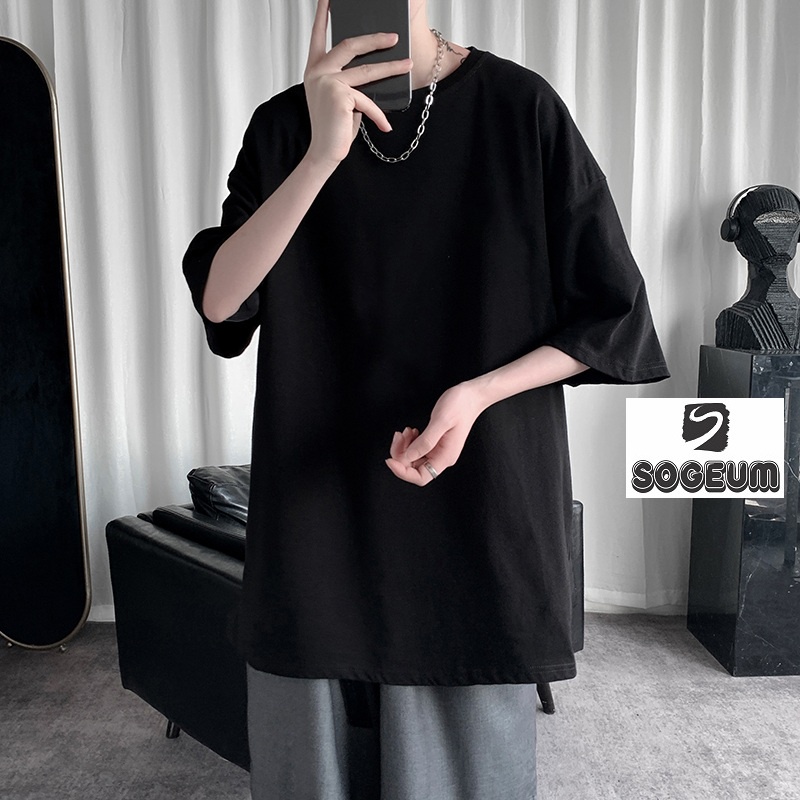 [Mã SKAMFSW175 giảm 10K đơn 50K] Áo thun tay lỡ Unisex trơn basic, áo phông nam nữ form rộng phong cách ulzzang TR01 | BigBuy360 - bigbuy360.vn