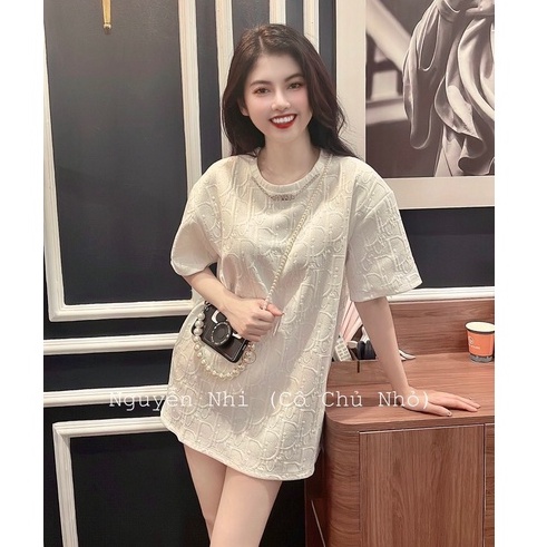 Áo Thun Nữ ( Chất Mát Không Xù) Form Rộng Giấu Quần HOT HIT HOT