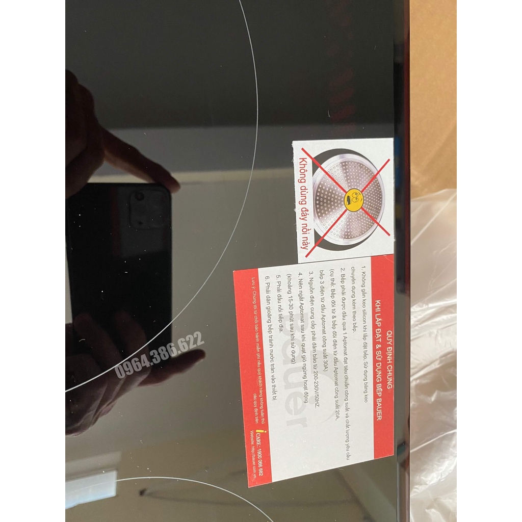 Bếp từ Bauer BE 33SE Bếp từ ba - Tặng hút mùi CAO CẤP -  nhập khẩu malaysia