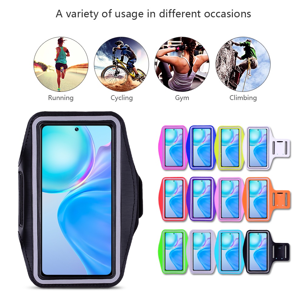 Ốp Điện Thoại Chống Nước Có Quai Đeo Tay Cho Vivo Y70 Y70s Y72 Y73 Y75 Y76 Y77