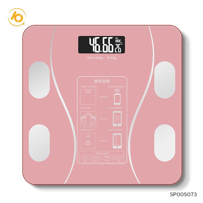 Cân sức khỏe điện tử SHOP10K kèm sạc, theo dõi cân nặng cơ thể SP005073