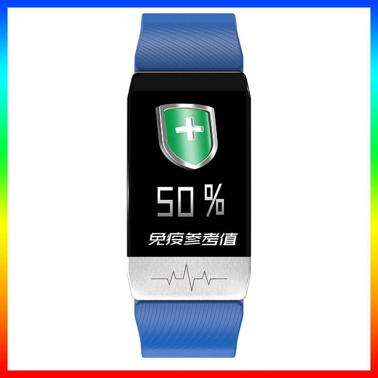 [Mới] T1 Infrared Probe Body Temperature Detection Smart watch Heart Rate Test Wristband Fitness Tracker Smart watch