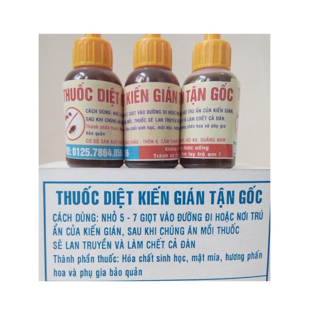 Sỉ 12 Thuốc Diệt Kiến Gián Tận Gốc An Toàn Hiệu Quả ms01