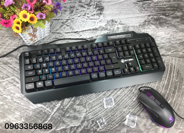 Bộ Bàn Phím Chuột Giả Cơ Gaming E-Dra EK700 Có Đèn Led 9 Chế Độ, Bộ Phím Chuột Chuyên Chơi Game Chính Hãng, BH 12 Tháng | BigBuy360 - bigbuy360.vn