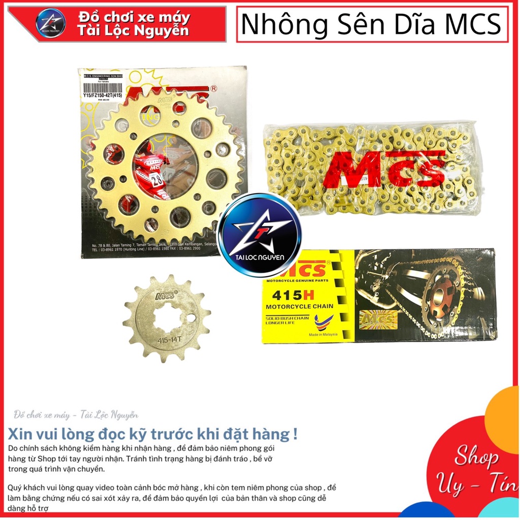 NHÔNG SÊN DĨA MCS 7ly cho EXCITER 150
