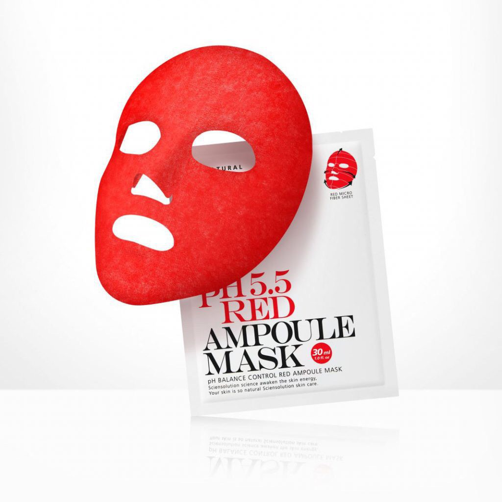 [1 Miếng] Mặt Nạ Red Peel PH5.5 Red Ampoule Mask - Mặt nạ dưỡng da cung cấp ẩm , ngăn ngừa mụn từ Hàn Quốc