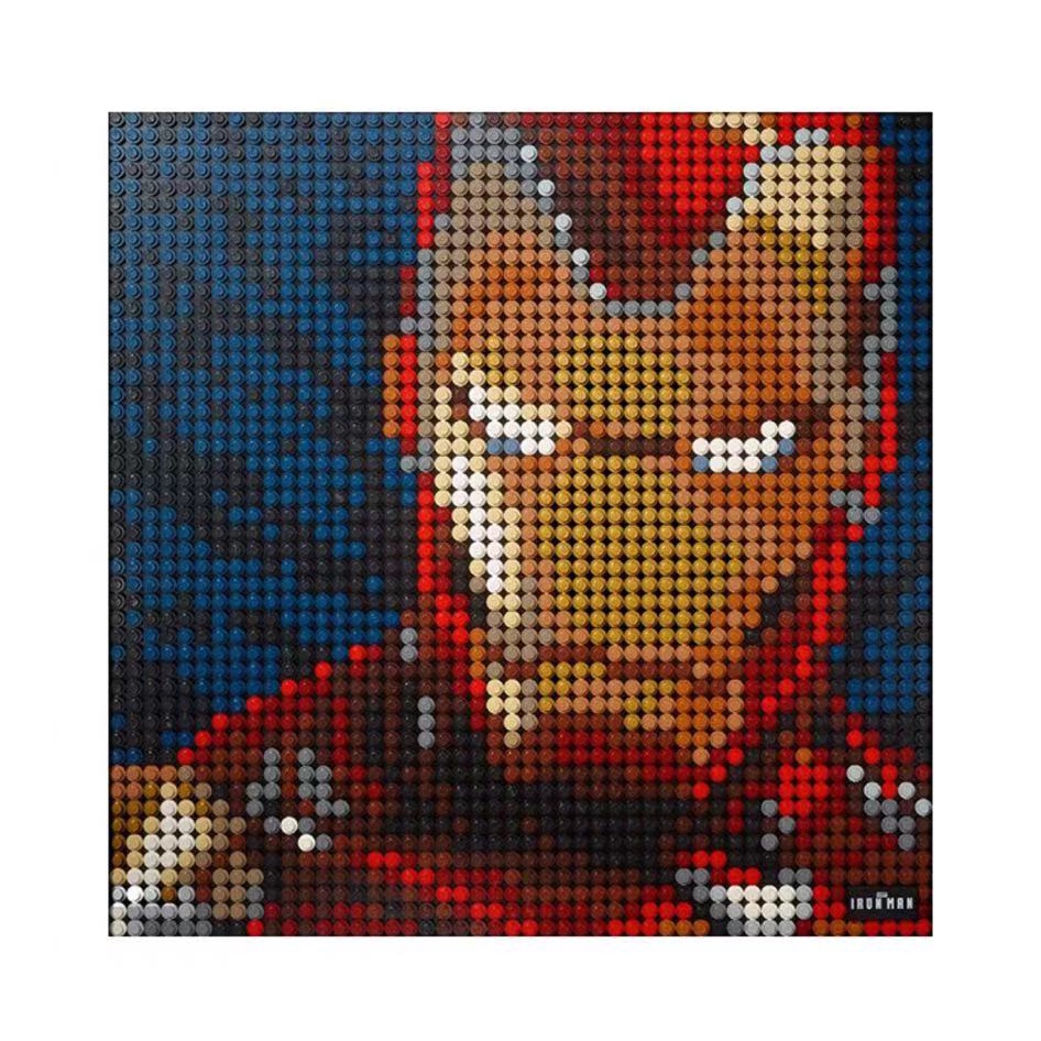 3167 Chiếc|Khung Ảnh Lắp Ráp Lego Hình Iron Man