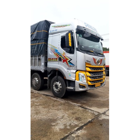 Tem xe tải đầu kéo chenglong ngôi sao logo zet