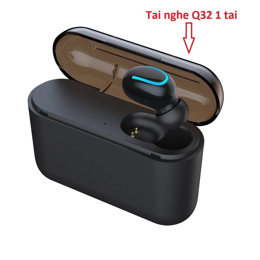 (CAO CẤP) Tai Nghe Bluetooth Không Dây HBQ- Q32 - Chống Nước IPX5 - Nghe 60h - Tích Hợp Micro - Tự Động Kết Nối