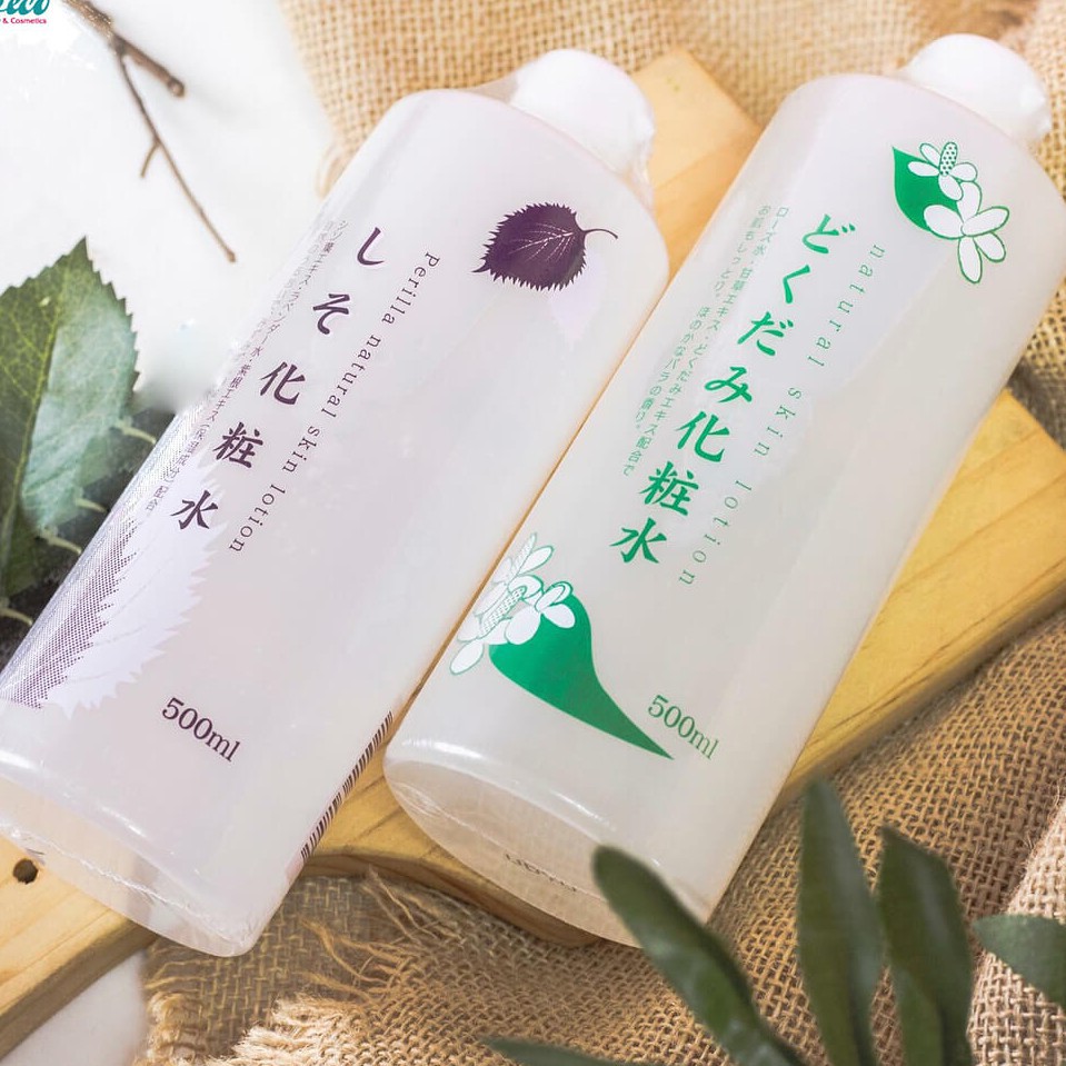 Nước Hoa hồng Lotion Toner Diếp Cá, Tía Tô Giảm Mụn Dokudami Nhật Bản