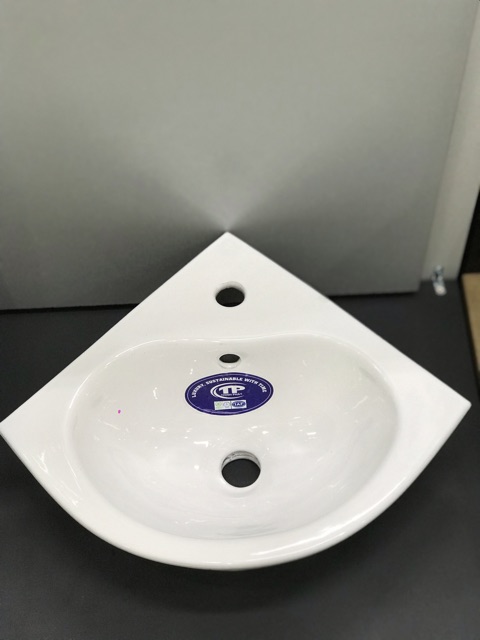 LAVABO GÓC NHỎ 36x36 LÒNG RỘNG VÀ SÂU