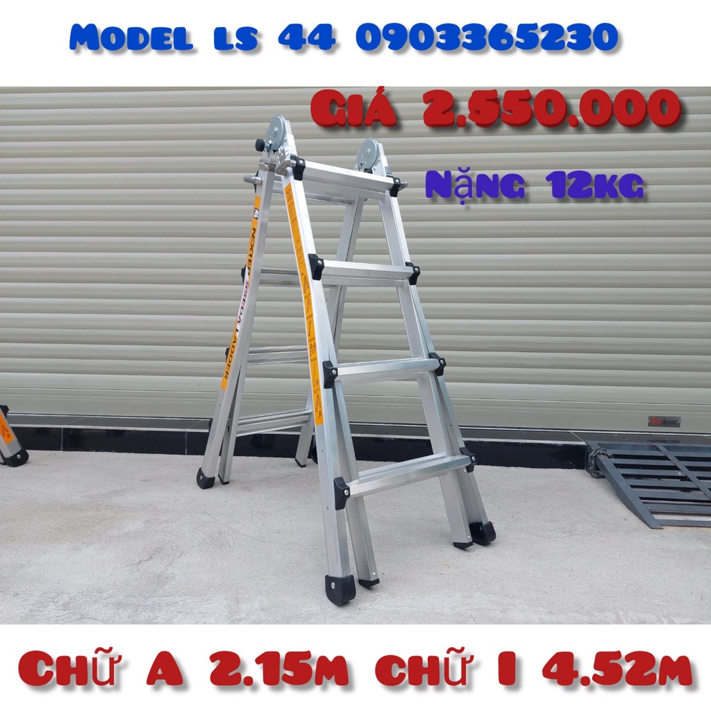 Thang nhôm rút đa năng Hyundai LS-44